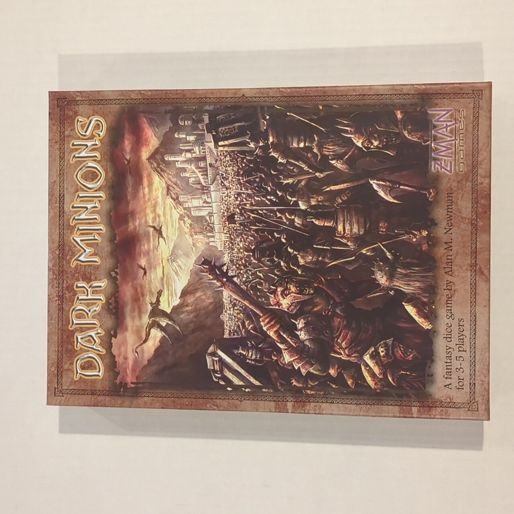 Dark Minions dice/board game with Demon Lord Expansion